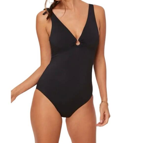 Andie The Bonita One piece swimsuit black size Large L - Picture 8 of 8